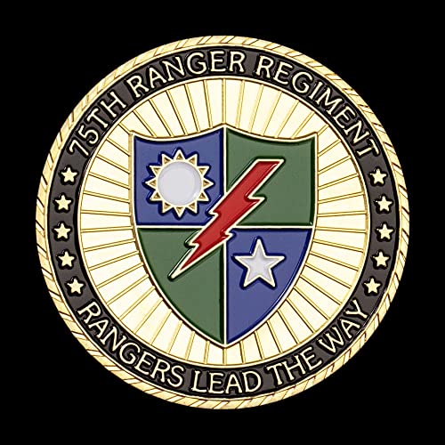 Moneda Conmemorativa 75th Ranger Regiment USA Oro miniatura 7
