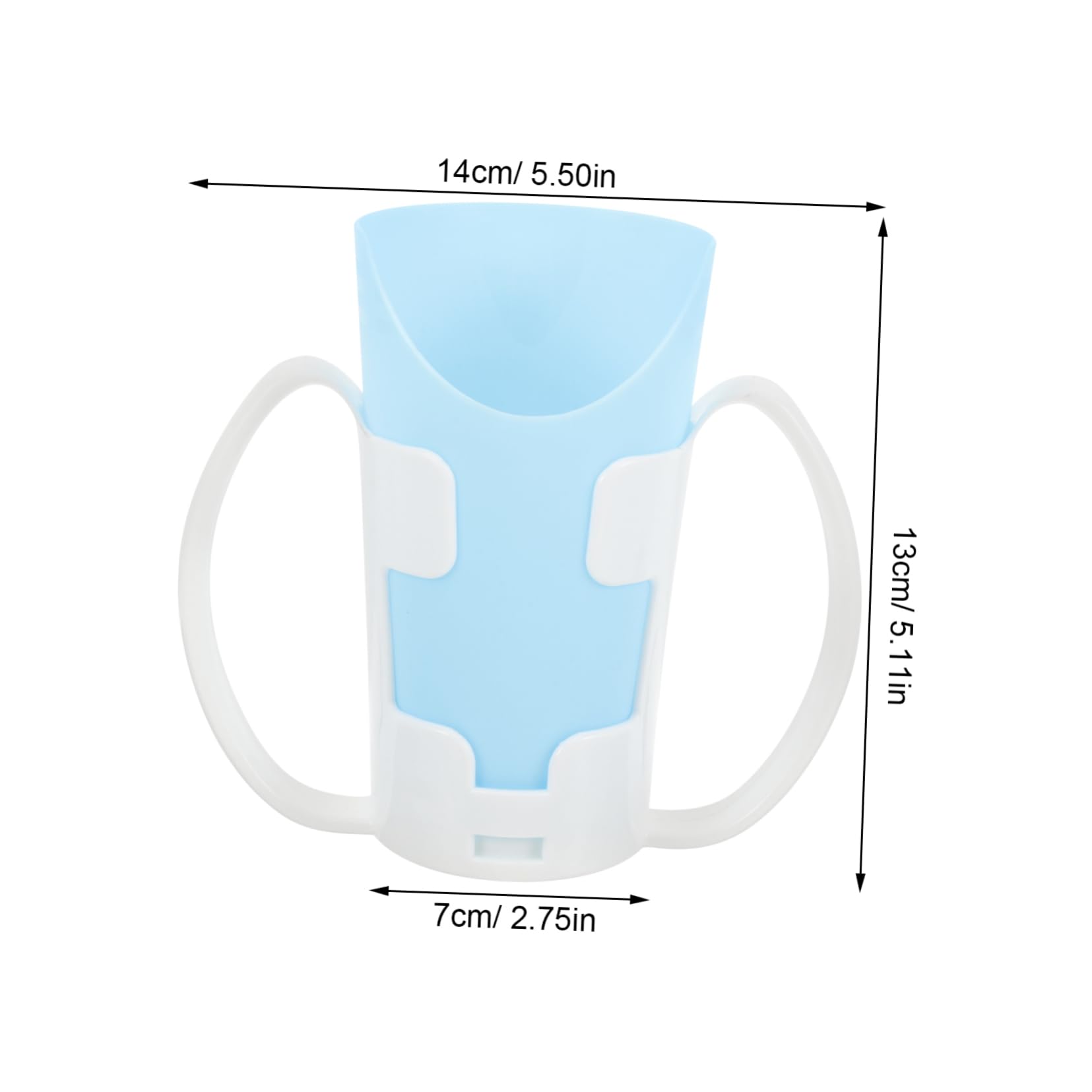 IWOWHERO Elderly Care Cup Cups Elderly Care Mug Adults Spill Proof Cup Handicapped Feeding Cup Handicap Cup Elderly Drinking Cup Elderly Sippy Cup Disabled Cup Cup Bowl Plastic