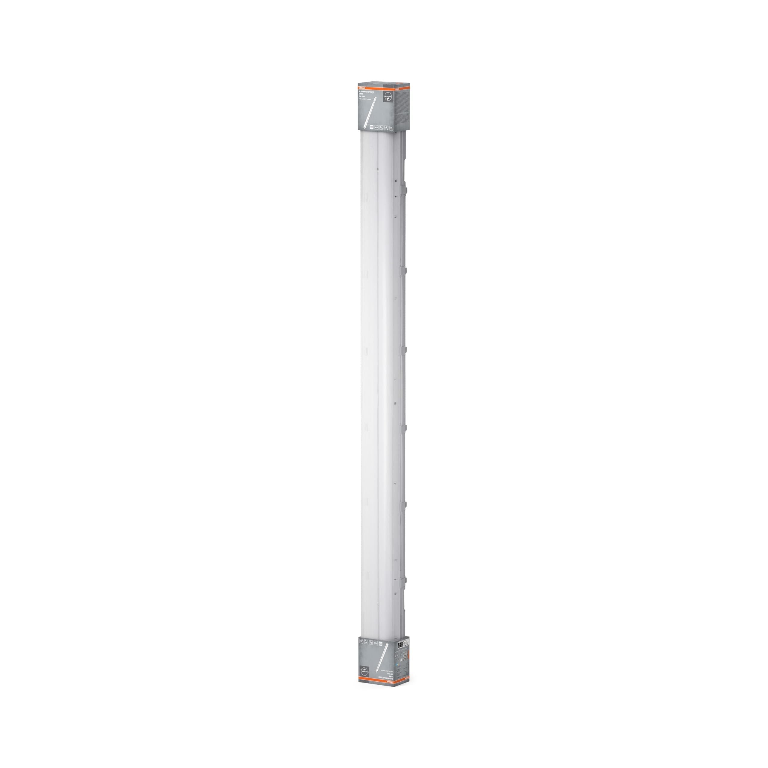 Osram Submarine LED-Feuchtraumleuchte, 2x19W, neutralweiß 4000K, 3800lm, IP65, staub- und spritzwassergeschützt, für Keller und Garagen