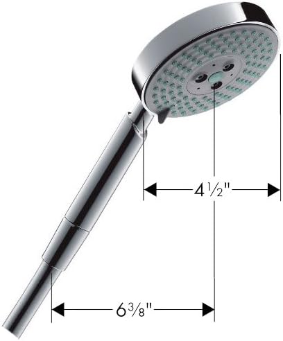 Fеаturеd Prоduсt hansgrohe Raindance S Easy Install 4-inch Handheld Shower Head Modern 3 RainAir, BalanceAir, Whirl 28514001