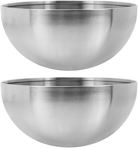 Miniatura 9 de Cabilock Cuencos de acero inoxidable coreano para servir de metal, tazón pequeño para mezclar, cocina tazón de preparación para ensalada, cereales,