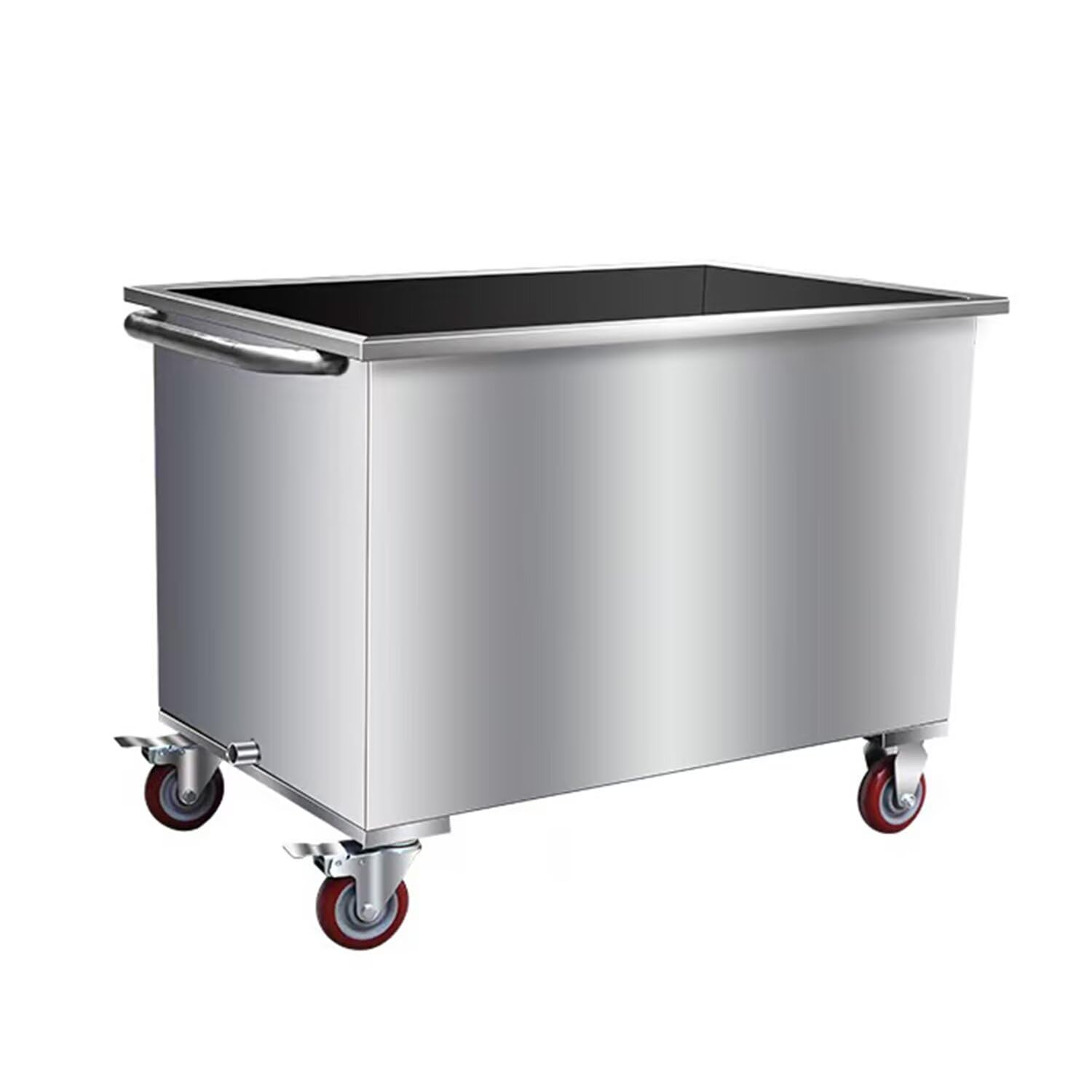 304 Stainless Steel Square Water Cart, Rolling Pressure Tank for Well Pump, Farm Irrigation & Greenhouse Water Systems