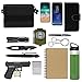 FUNANASUN Tactical Molle Admin Pouch, Molle EDC EMT Utility Gadget Gear Pouches Map Pocket Military Water-Resistant Tool Molle Pouchs Accessories Black