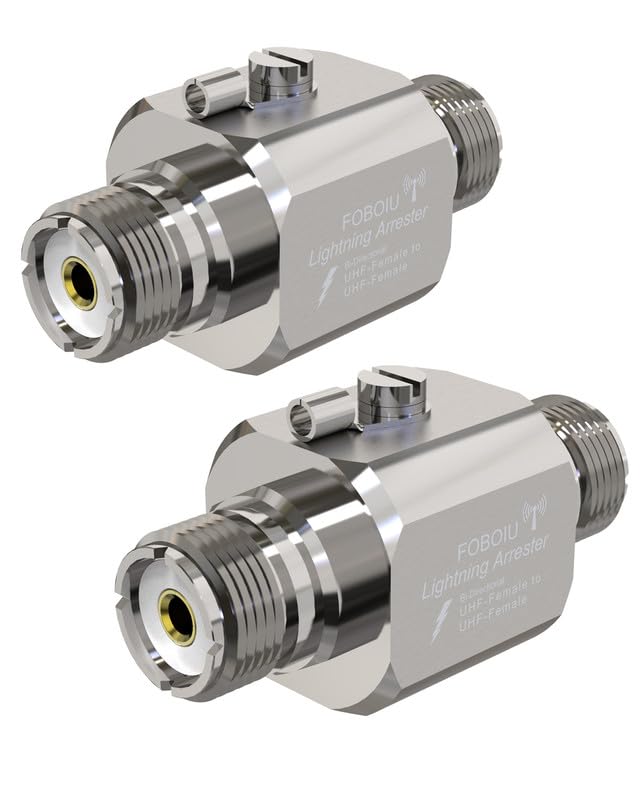 Amazon.com: Foboiu Coaxial Lightning Arrester 2 Pack Suppressor