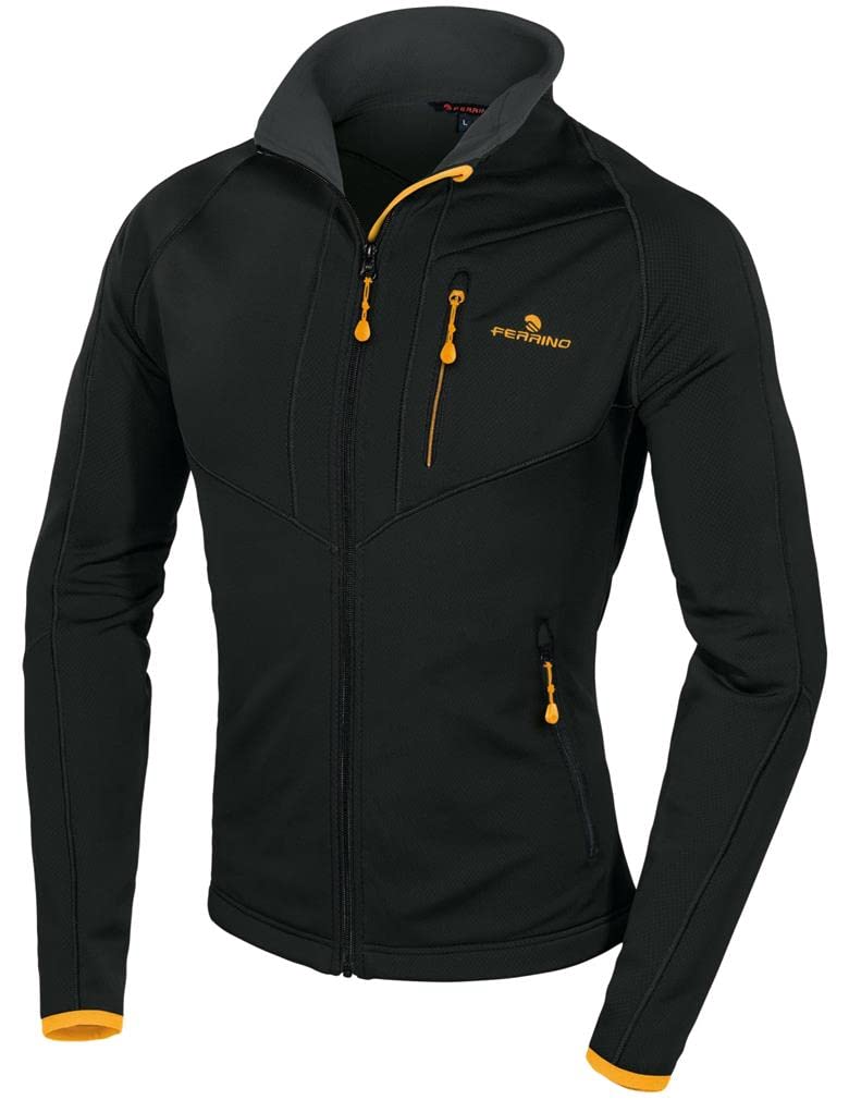 Ferrino Tete rousse Jacket Uomo 20378 CA1 Colore Black Giacca Pile da Uomo Ideale per attività Outdoor Come Trekking Escursionismo Arrampicata e Tempo Libero XL