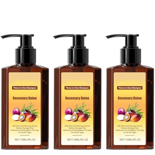 Champú Acondicionador Nutritivo 3 en 1: Suaviza y Fortalece el Cabello, Reduce la Caída (3PCS)