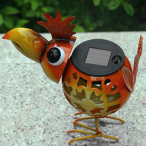 Animal Solar Lights,Metal Birds Garden Ornaments,Solar Yard Ornaments for Flowerbed Decorations and Lawn Yard Garden Décor - Thumbnail 3