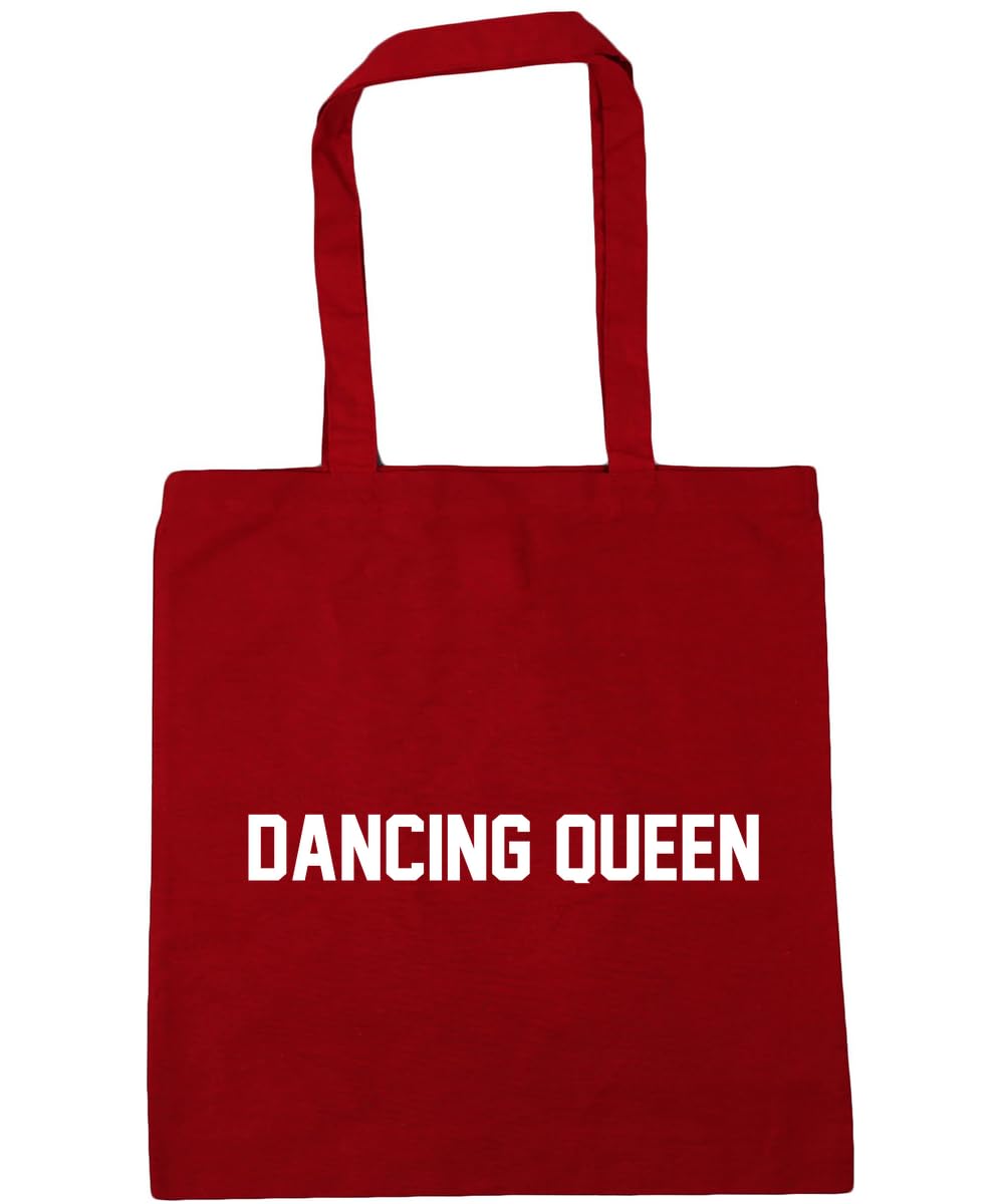 Hippowarehouse Dancing Queen Tote Shopping Gym Beach Bag 42cm x38cm, 10 litres — image 1