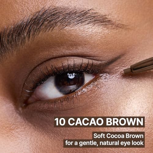 Image of CLIO Sharp So Simple Waterproof Pencil Liner, 2mm Ultra-Slim Thin Precision Tip, Tug Free Glide, Smudge Proof Long Wear Formula, Safe for Sensitive Eyes, Easy Control For Daily Makeup(010 Cacao Brown)
