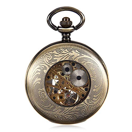 Reloj de bolsillo mecánico que soluciona la falta de distinción en trajes formales unisex 4