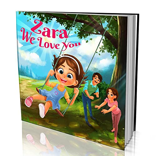 Personalised Story Book by Dinkleboo -We Love You - for Kids Aged 0 to 8 Years Old - The Perfect Book to Show Your Child just How Much You Love Them - Smooth Matte Finish - Soft Cover