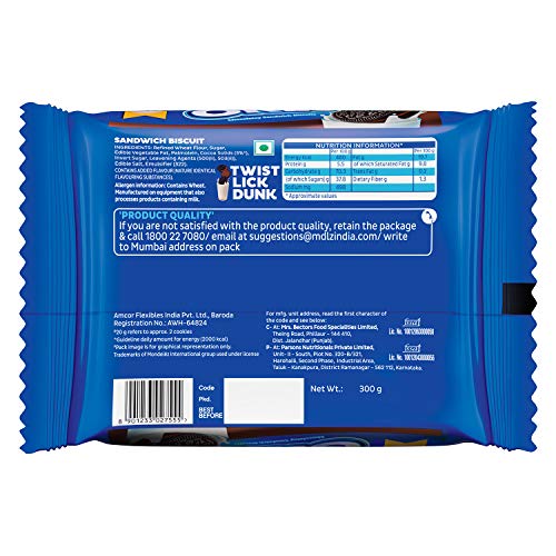 Image of Cadbury OREO Choco Creme Biscuit Family Pack, 300 g