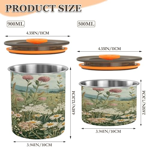 Contenedor hermético de acero para café de 500 ml miniatura 3