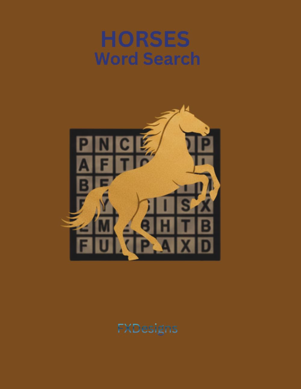 Horses Word Search Puzzle Book: Word search with easy-to-read print about Horses, Horseback riding, and Horse Racing / 55-word search puzzles 113 pg book 8.5x11 in /gift for holidays