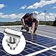 Hammerkopfschrauben M10x25mm 10 Stück Edelstahl A2-70 T Schrauben mit Flanschmuttern für PV Solar Montageschienen Gewächshaus Photovoltaik