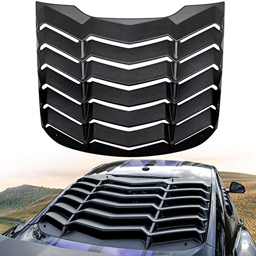 E-cowlboy Rear Window Louver Windshield Sun Shade Cover for Ford Mustang 2015~2020 in