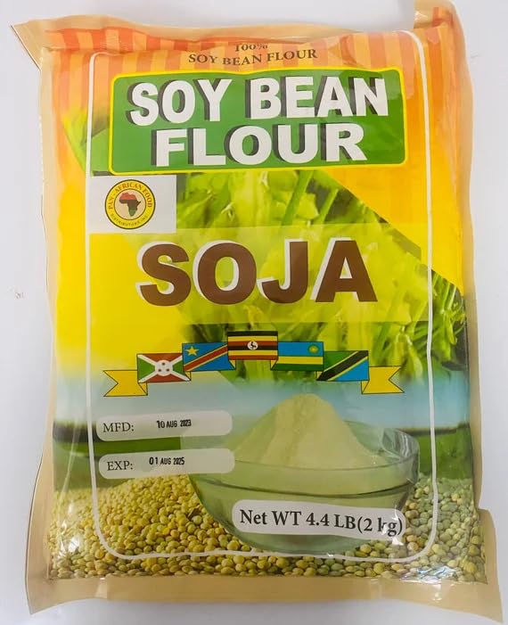 Soy Bean Flour Soja 100% Pure Natural Soybean Flour, Finely Ground, High Protein, Gluten Free, Vegan, Non GMO