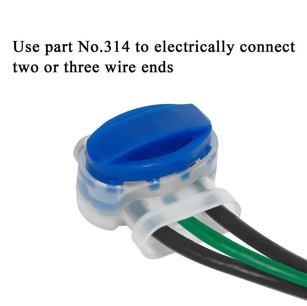 Connecteurs De Câble 20 Pièces Pour Tondeuse à Gazon, Connecteur 314 D