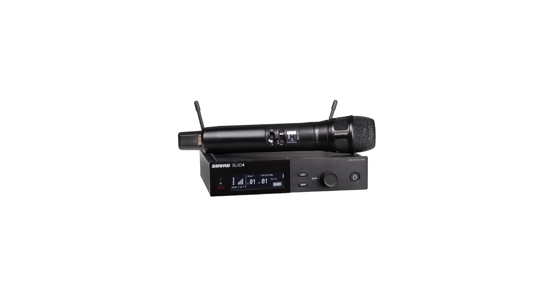 ト*ー様 SHURE シュア ワイヤレスマイク ハンドヘルド型 Amazon.co.jp: SHURE シュア SLXD24/N8SB Nexadyne 8/S