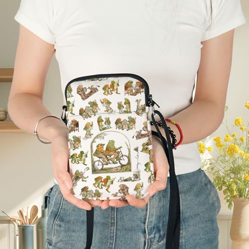 G2TUP Funny Frog Crossbody Bag Cartoon Movie Lover Gift Toad Character Shoulder Bag Frogs Movie Merchandise4