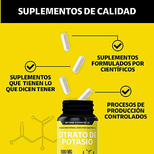 citrato de potasio tabletas Marca BEYOND VITAMINS (3)