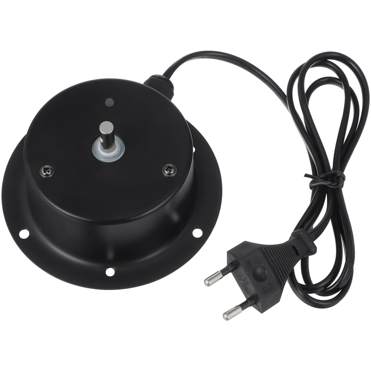 DECHOUS Motor de bola de espejo de 3 W, motor eléctrico giratorio para discoteca, sistema giratorio, ideal para fiestas y eventos, enchufe de la UE, 25 revoluciones por minuto