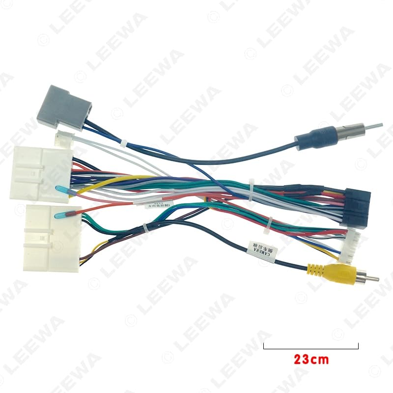 Car 16pin for Audio Wiring Harness with Canbus Box for Nissan Venucia T70 T90 Aftermarket Stereo Installation Wire Adapter - (Color Name: Harness CANBUS Box)