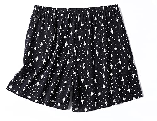 Image of ENJOYNIGHT Women Pajama Shorts Cotton Lounge Bottoms Sleep Shorts with Drawstring & Pockets