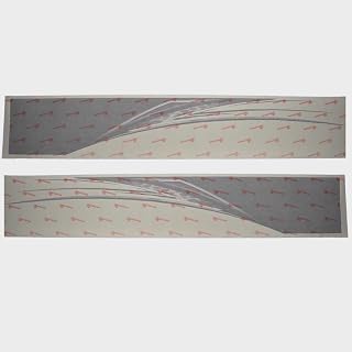 Lowe Boat Hull Graphic Decal 2249152 | SD224 Black Silver (Set of 2)