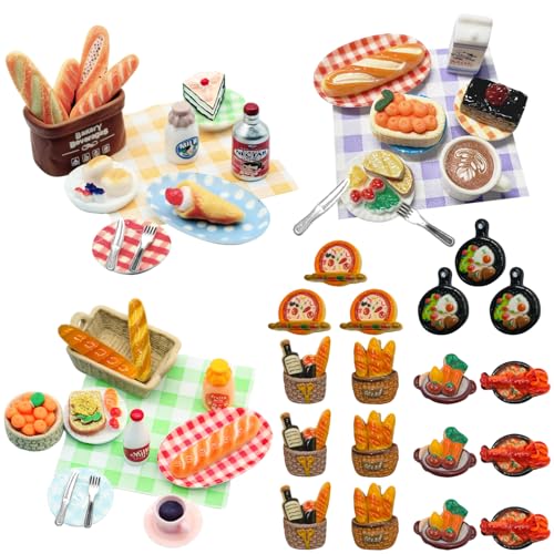 Accesorios para casa de muñecas en miniatura, accesorios para casa de muñecas, accesorios de Navidad para minicocina, accesorios para casa de muñecas en miniatura, accesorios para juegos de rol