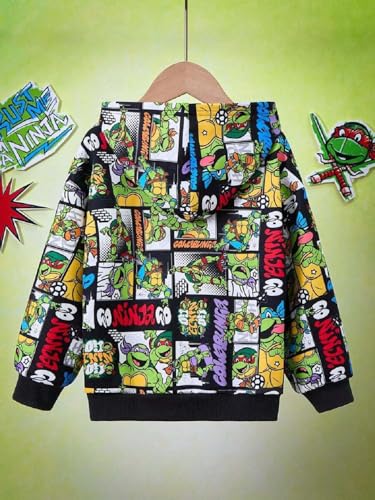Image of Boys Humour and Comic Printed Long Sleeves Sweatshirt, Cotton Blend, Hooded Neck