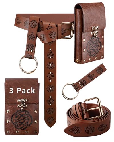 PARTTELY Pirate Accessories (Brown Pirate 3PCS)