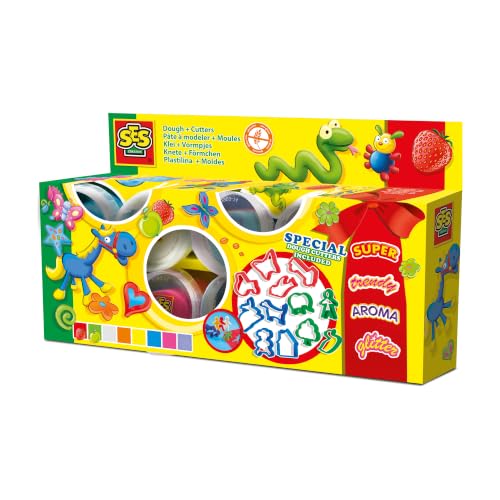 Ses - 00498 - Loisir Créatif - Clay Mania - 8 Couleurs et Accessoires