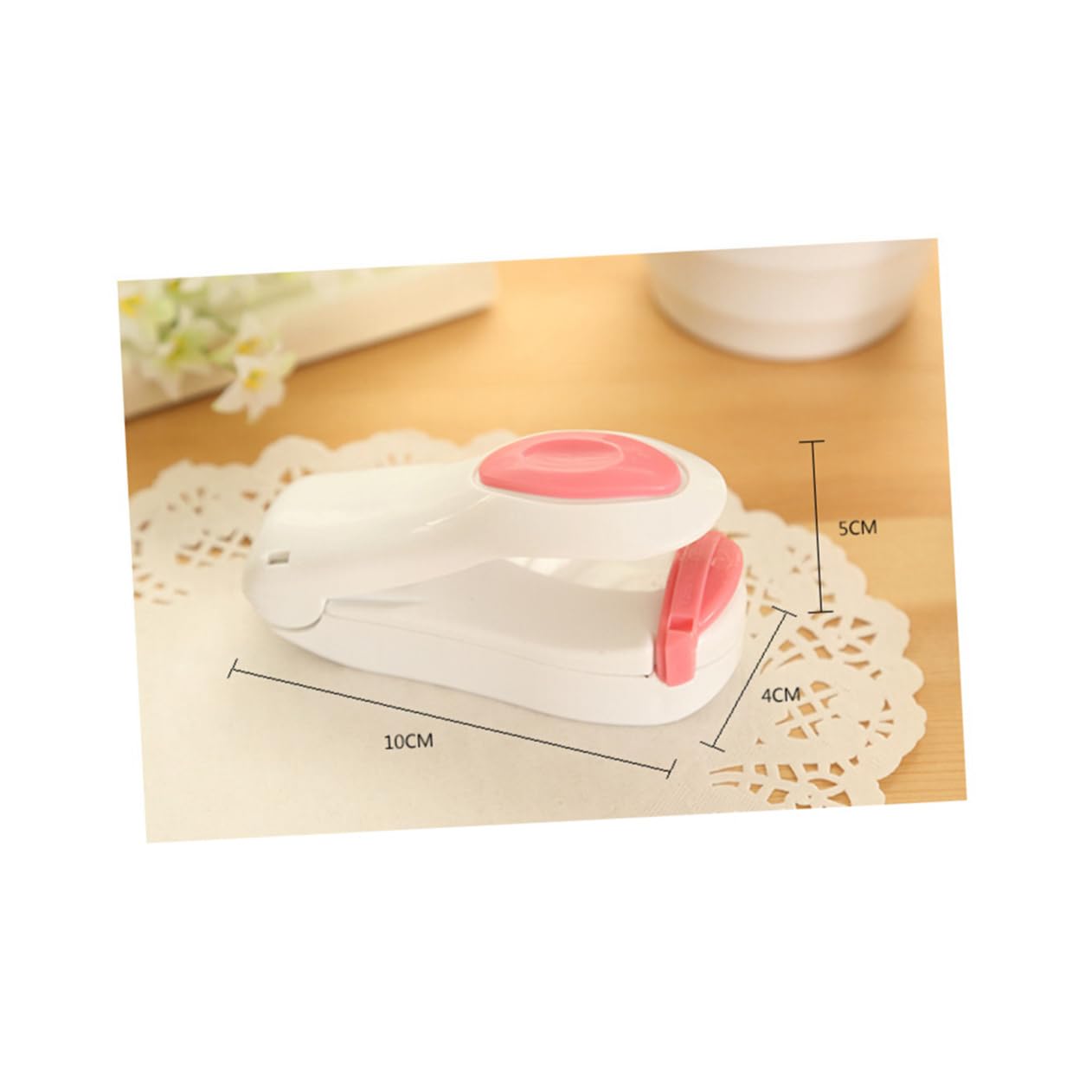 FUNOMOCYA Sealer Machine Mini Heat Sealer Clip Portable for Food Clothing More Reusable Abs Material