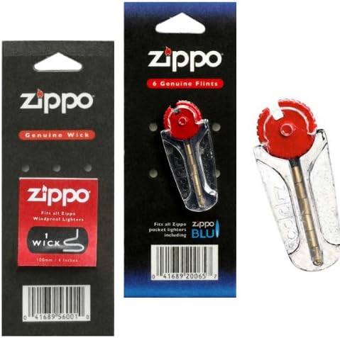 Zippo Wick and Flints Genuine Lighter Accessories 1 x Pack