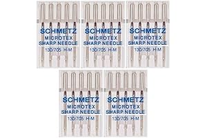 Pfaff Microtex Sharp Machine Needles: Size 12/80 5-Count