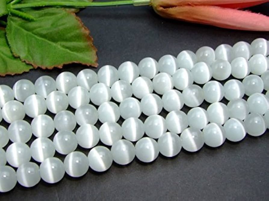 猫目石様　オーダー対応 Amazon | g3-1913M 10mm AA 濃水色キャッツアイ 猫目石 1連37cm