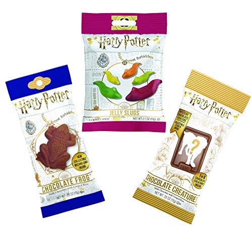 Harry Potter Chocolate Frog, Jelly Slugs and Chocolate Creature (3 Pack) Harry Potter Chocolate Frog, Jelly Slugs and Chocolate Creature (3 Pack)
