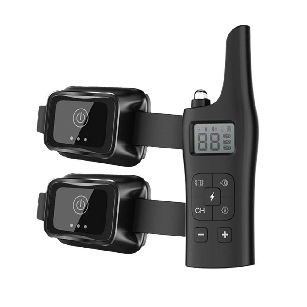 Upgraded Version Of Remote Control Dog Trainer For Large And Small Dogs, Rechargeable Training Collar, Can Train 2 Dogs At The Same Time H-2020-9-21