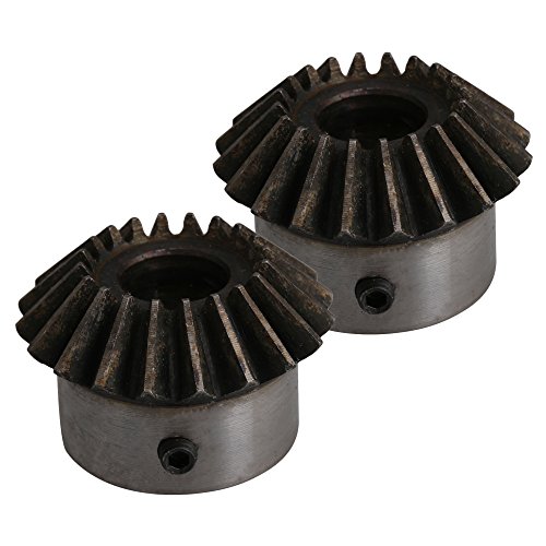 CNBTR 2PCS 45# Steel 2 Modulus 20 Teeth 14mm Hole Dia 90 Degrees