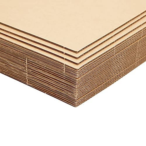 Corrugated Cardboard Divider Sheets, 7x10 Backing Board for Shipping