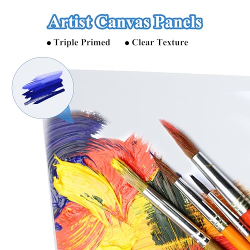 APACALI 12PCS A3 Canvas for Painting 30 x 40cm, 12 x 16inch Blank Canvases for Art Blank Canvas Board for Painting Sketching - Image 3
