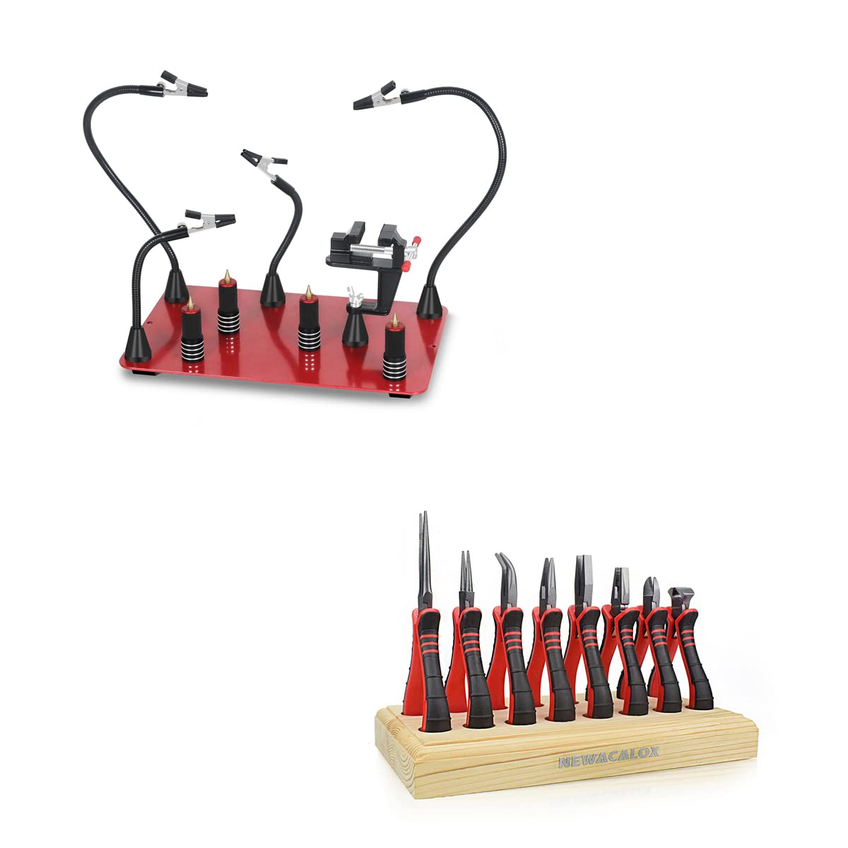 jewerly pliesr set with magnetic soldering station