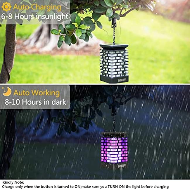 EOYIZW Solar Lights Outdoor, 99 LEDs Halloween Outdoor Lantern IP65 Waterproof Solar Garden Lights Decor for Halloween Garden Yard Porch Patio 2 Pack