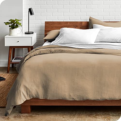 Bare Home Sandwashed Duvet Cover Full Size - Premium 1800 Collection Duvet Set - Cooling Duvet Cover - Super Soft Duvet Covers