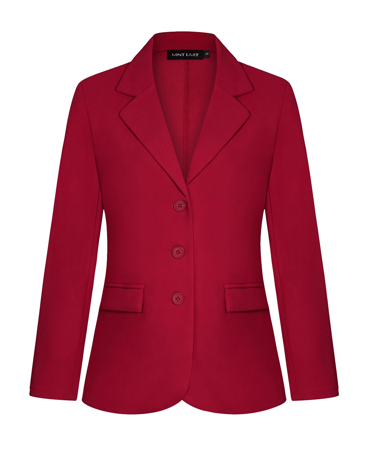 MINTLIMIT Womens Blazer Long Sleeve Notch Lapel Business Work Blazers Buttons Open Front Casual Jackets with Pockets