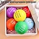 Koogel 6 Stück Stressball Erwachsene,Motivierende Anti Stress bälle Lustige Quetschball Squeeze Bälle Spielzeugball zur Linderung von Angst und Wut als Geschenk Mitgebsel Kindergeburtstag