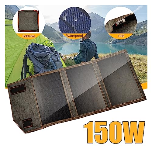 Bolsa exterior impermeable con panel solar plegable de 750mm 2