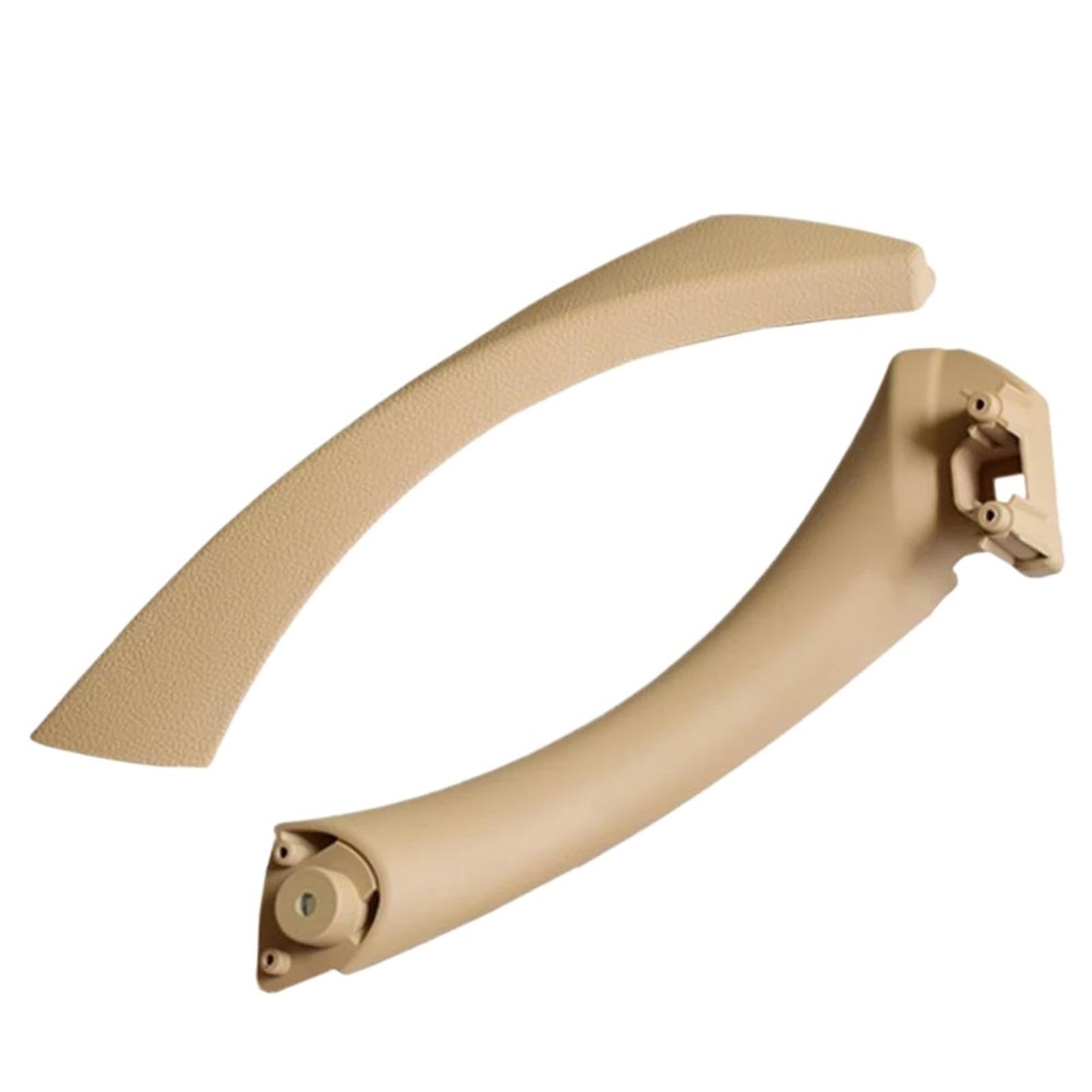 LVXVMOZEOK Interior Door Handle Armrest for 3 Series for E90 for E91 for E92 for 316 for 318 for 320 for 325 for 328i Interior Door Pull Handle Kit(Beige-Set-Left)