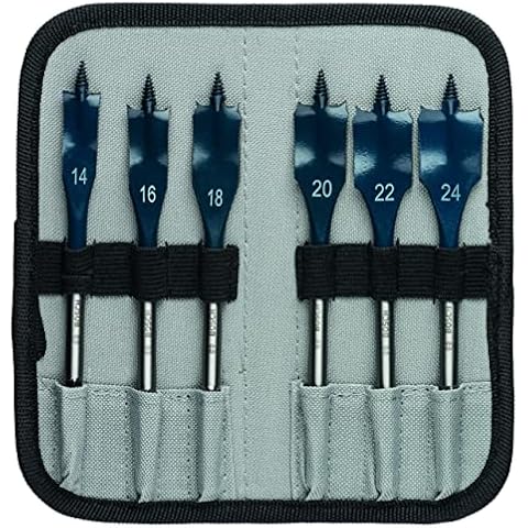 Bosch Professional 6x Brocas Fresadoras Planas SelfCut Speed Cover